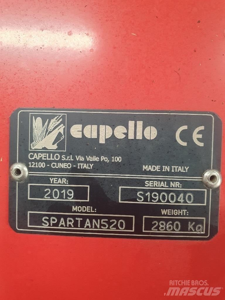 Capello Spartan 520 Siena un lopbarības novākšanas mašīnu piederumi