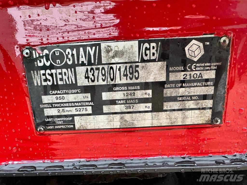 Western 950Litres Degvielas un piedevu tvertnes