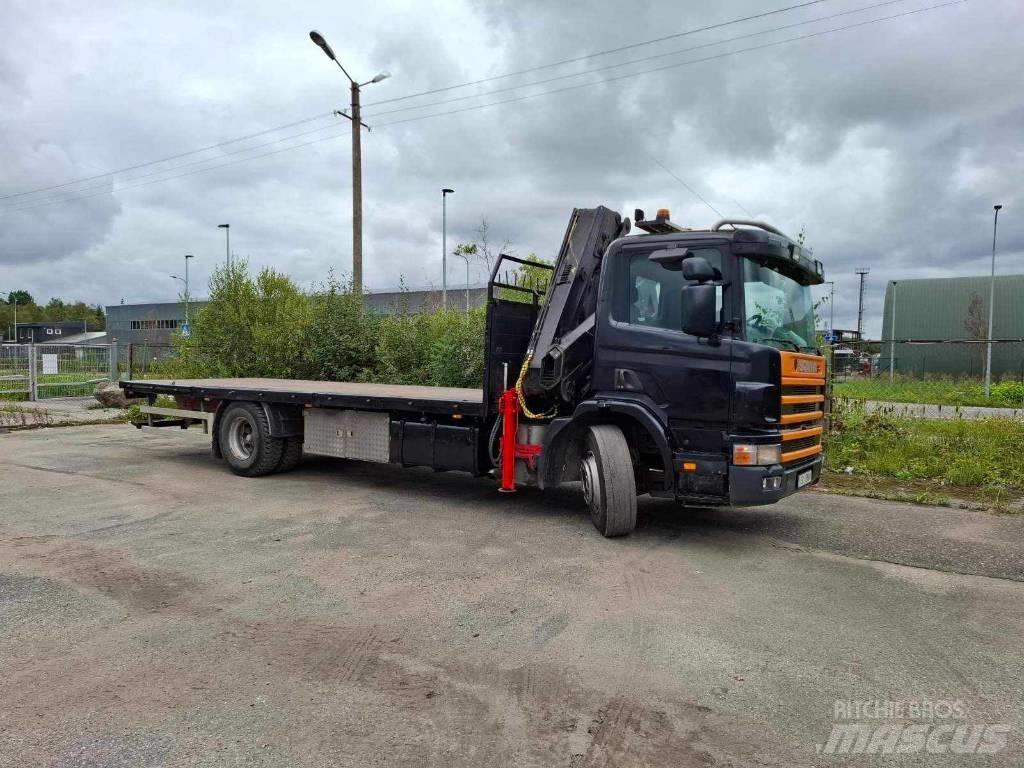 Scania P 124 Smagās mašīnas ar celtni