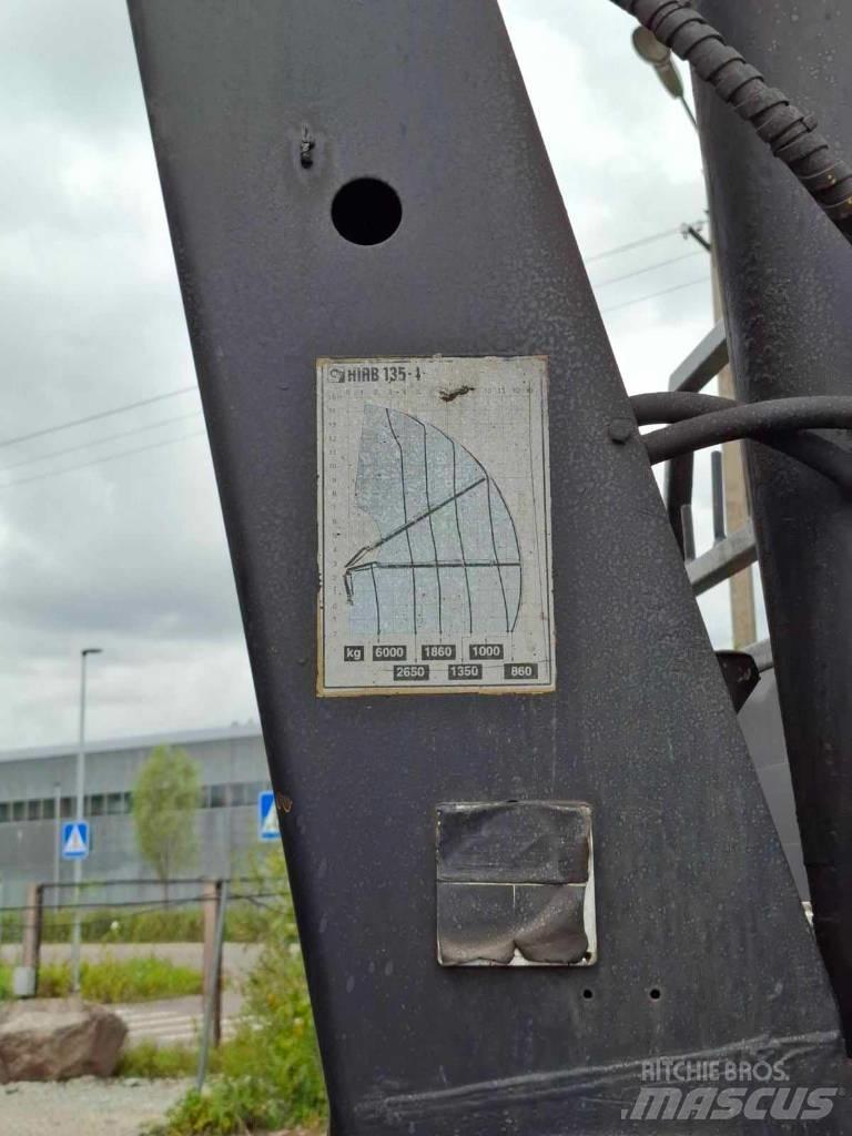 Scania P 124 Smagās mašīnas ar celtni