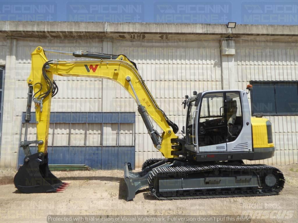 Wacker Neuson ET145 Kāpurķēžu ekskavatori