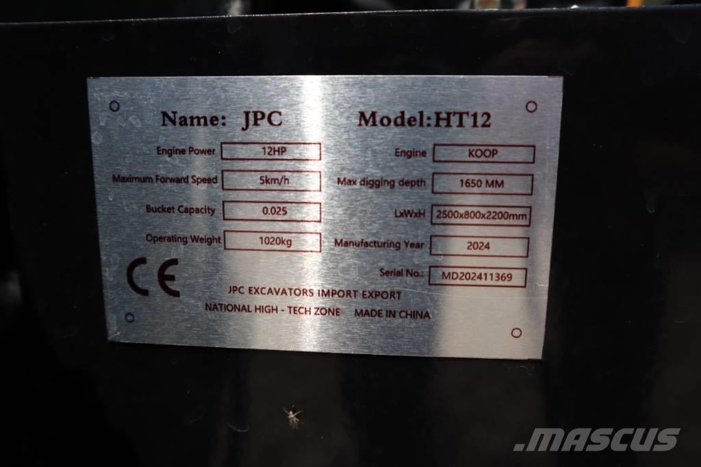 JPC HT12 Mini ekskavatori < 7 t
