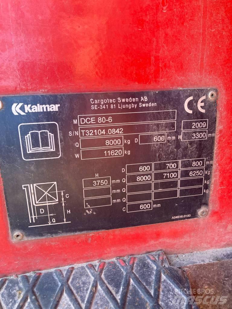 Kalmar DCE 80-6 Tehnika ar dīzeļa dzinēju