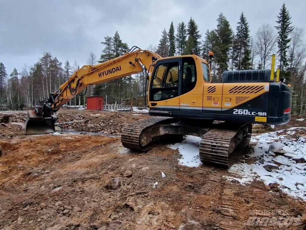 Hyundai 260 LC Kāpurķēžu ekskavatori