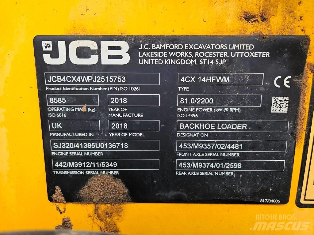 JCB 4 CX Ekskavatori-iekrāvēji