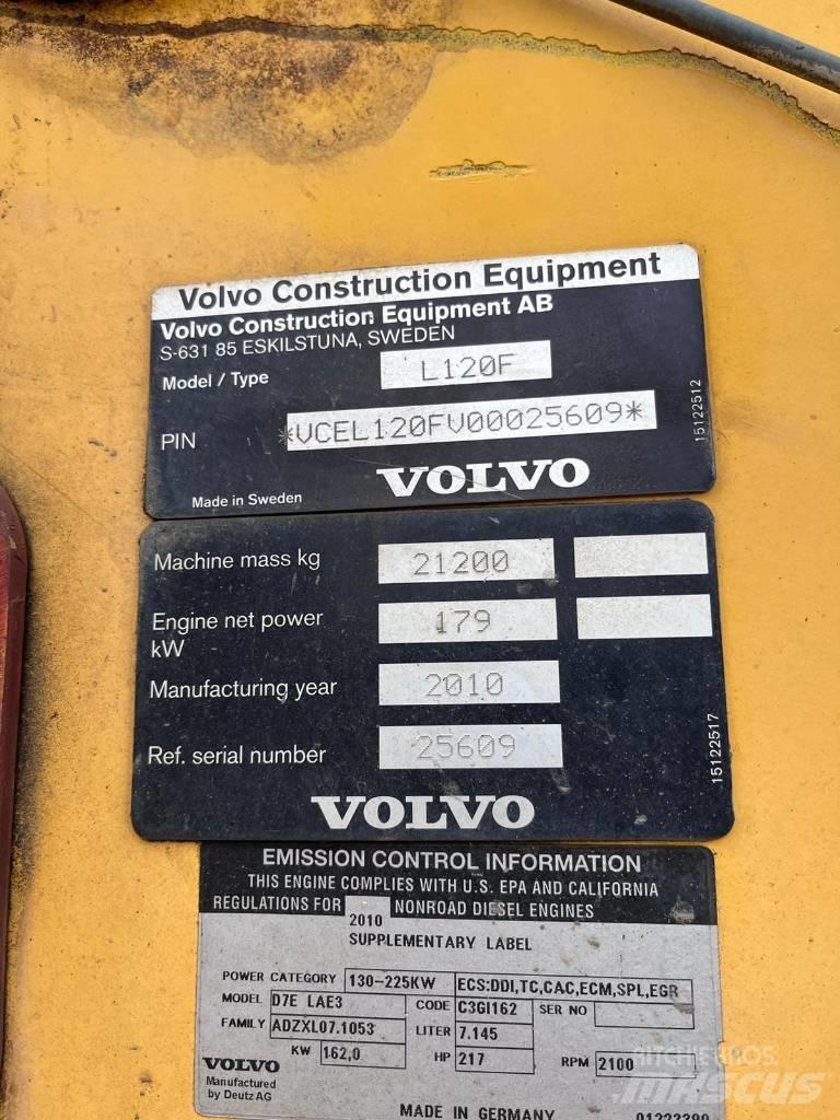 Volvo L 120 F Iekrāvēji uz riteņiem