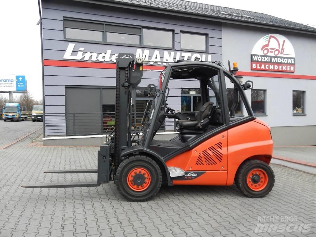 Linde H45D Tehnika ar dīzeļa dzinēju