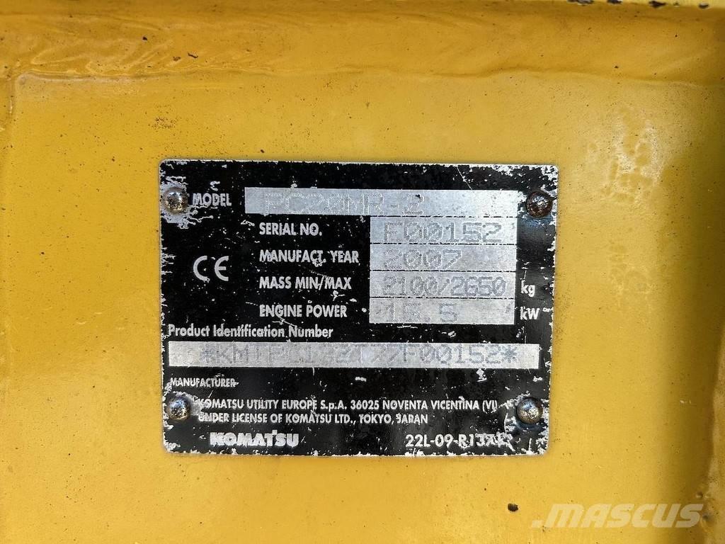 Komatsu PC20MR-2 Mini ekskavatori < 7 t