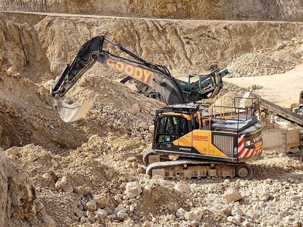 Volvo EC 250 EL Kāpurķēžu ekskavatori