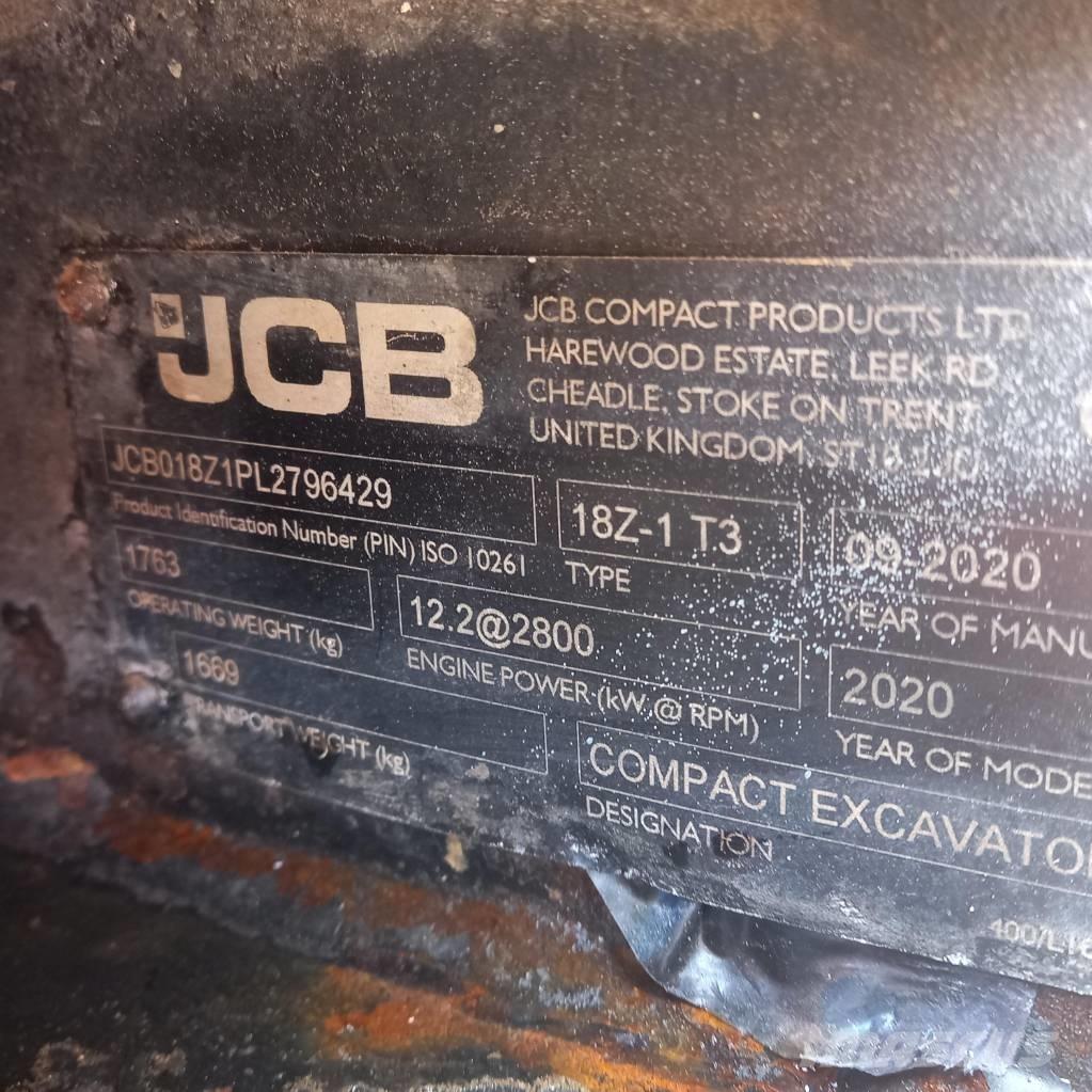 JCB 18 Z-1 Mini ekskavatori < 7 t