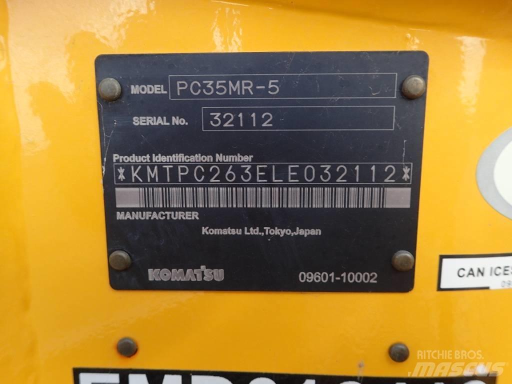 Komatsu PC35MR-5 Mini ekskavatori < 7 t