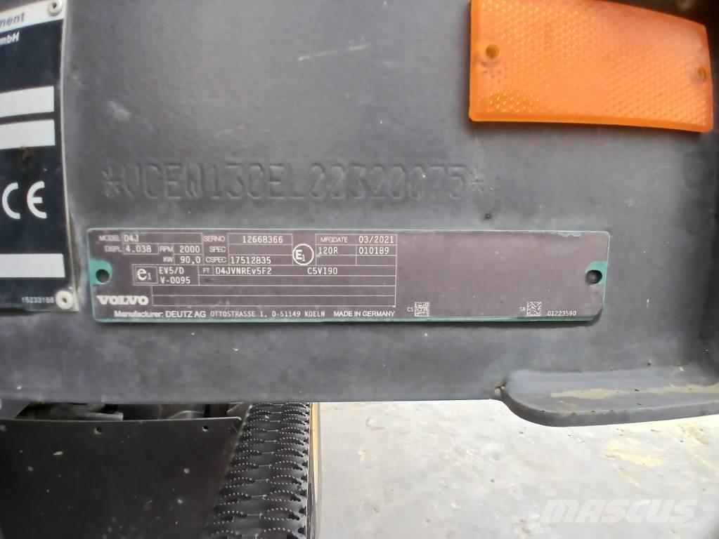 Volvo EWR 130 E Ekskavatori uz riteņiem