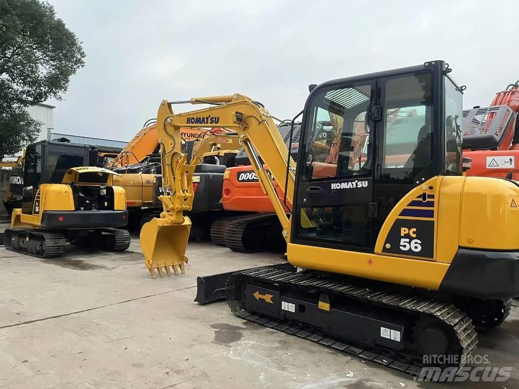 Komatsu PC 56 Kāpurķēžu ekskavatori