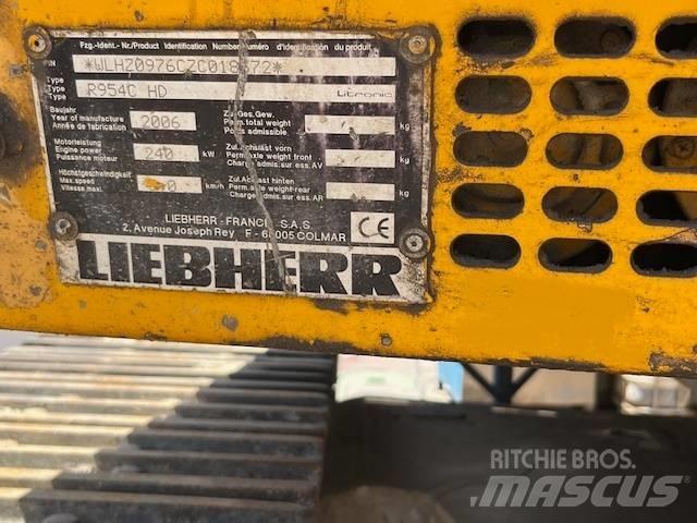 Liebherr R 954C  HD Ekskavatori uz riteņiem