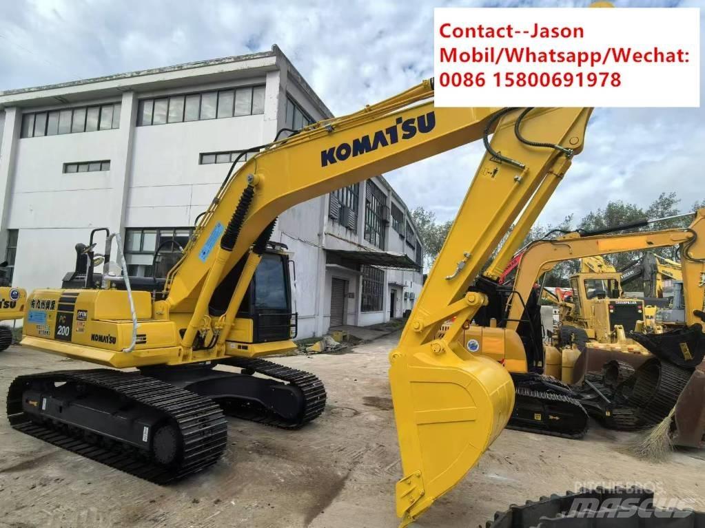 Komatsu PC 200 Kāpurķēžu ekskavatori