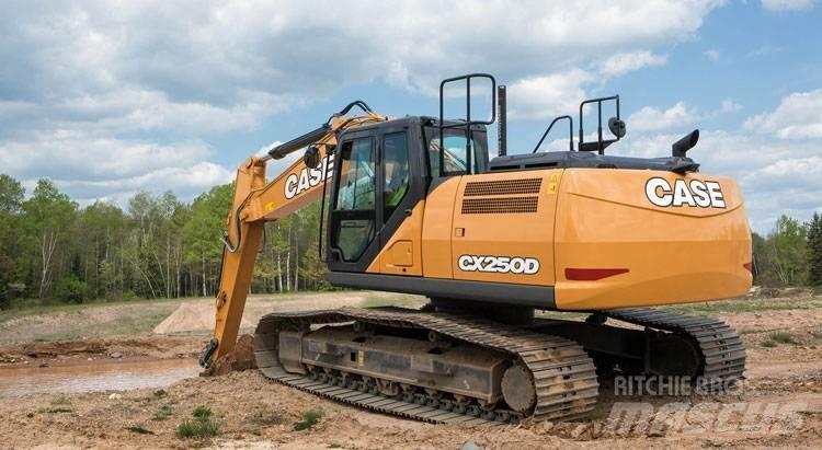 CASE CX 250 D Kāpurķēžu ekskavatori