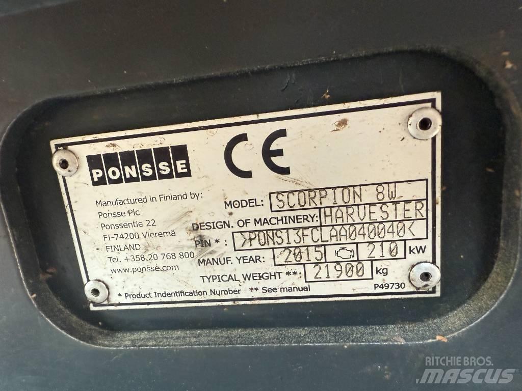 Ponsse SCORPION 8W Harvesteri