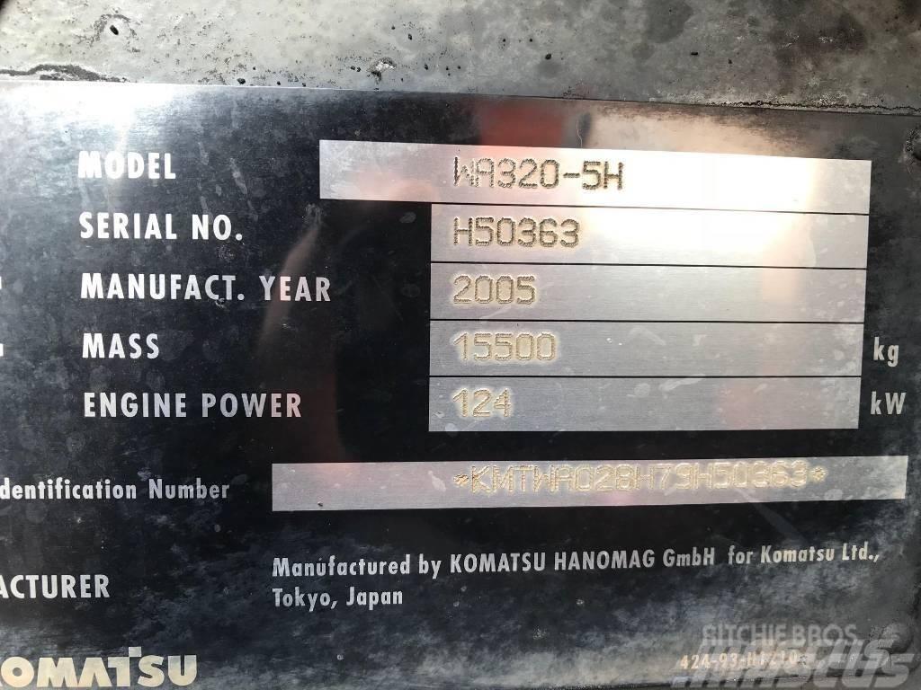 Komatsu WA320-5H Iekrāvēji uz riteņiem