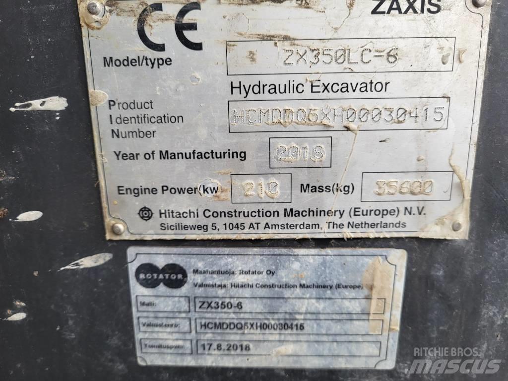 Hitachi ZX 350 LC-6 Kāpurķēžu ekskavatori