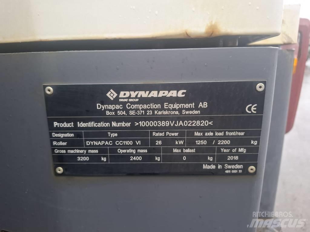 Dynapac CC 1100 Divvalču grunts veltņi