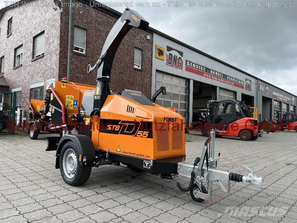  Först ST8D55 -Demo- Koksnes šķeldotāji