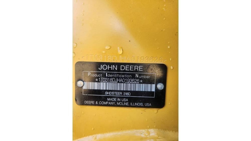 John Deere 318 D Lietoti riteņu kompaktiekrāvēji