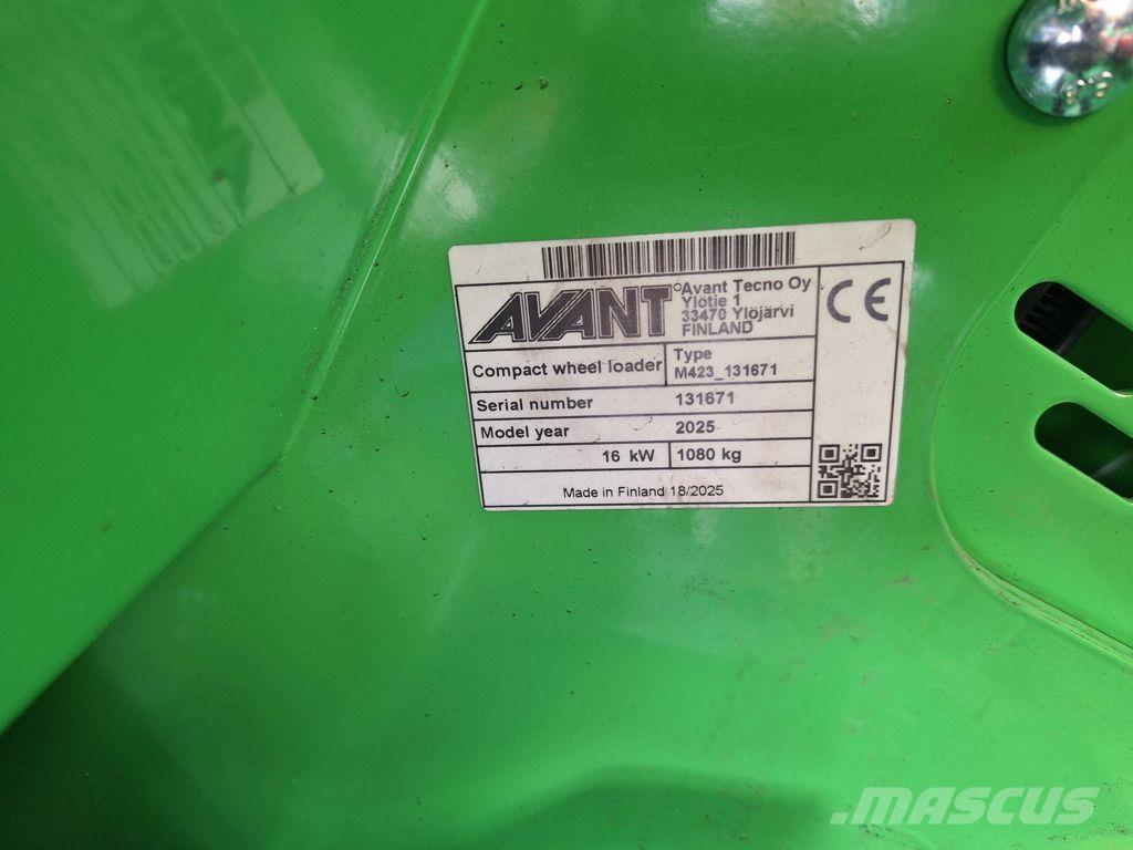 Avant 423 TDL Īpašie ekskavatori