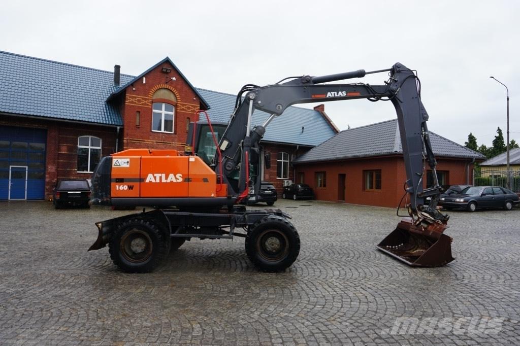 Atlas 160 W Ekskavatori uz riteņiem
