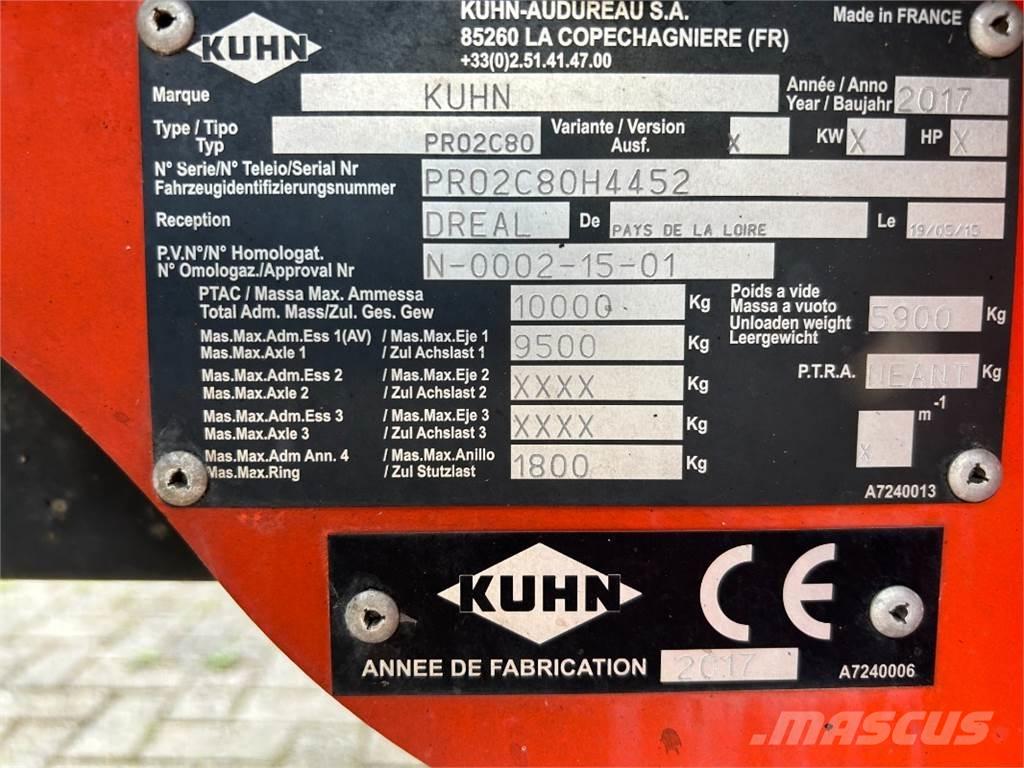 Kuhn PROFILE 2080 Maisītāji dalītāji