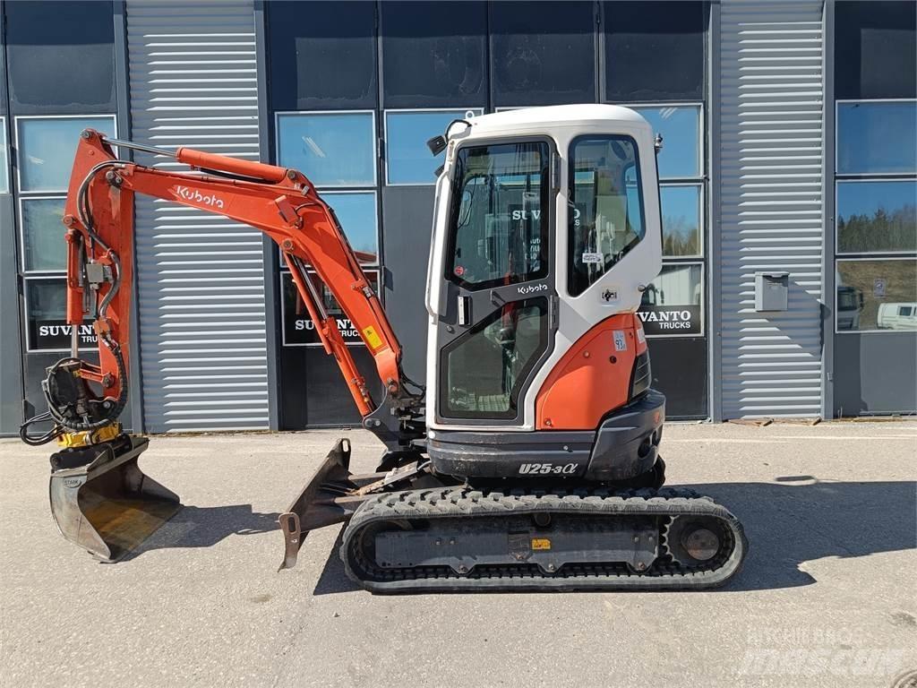Kubota U25-3 Mini ekskavatori < 7 t