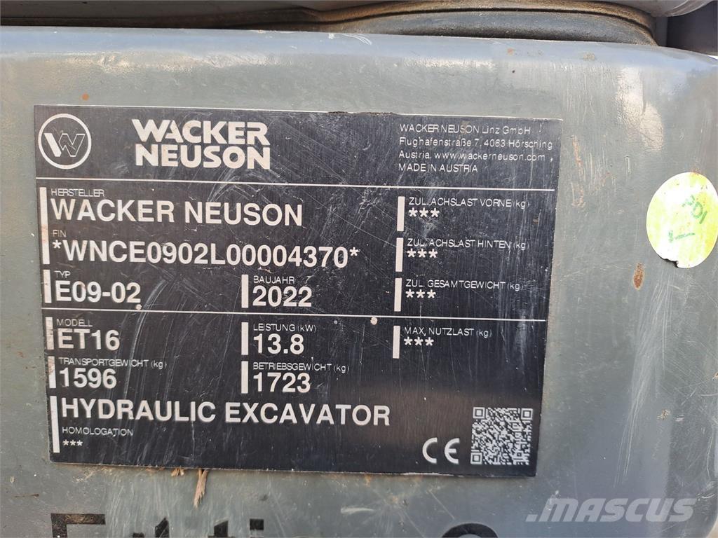 Wacker Neuson ET16 Kāpurķēžu ekskavatori