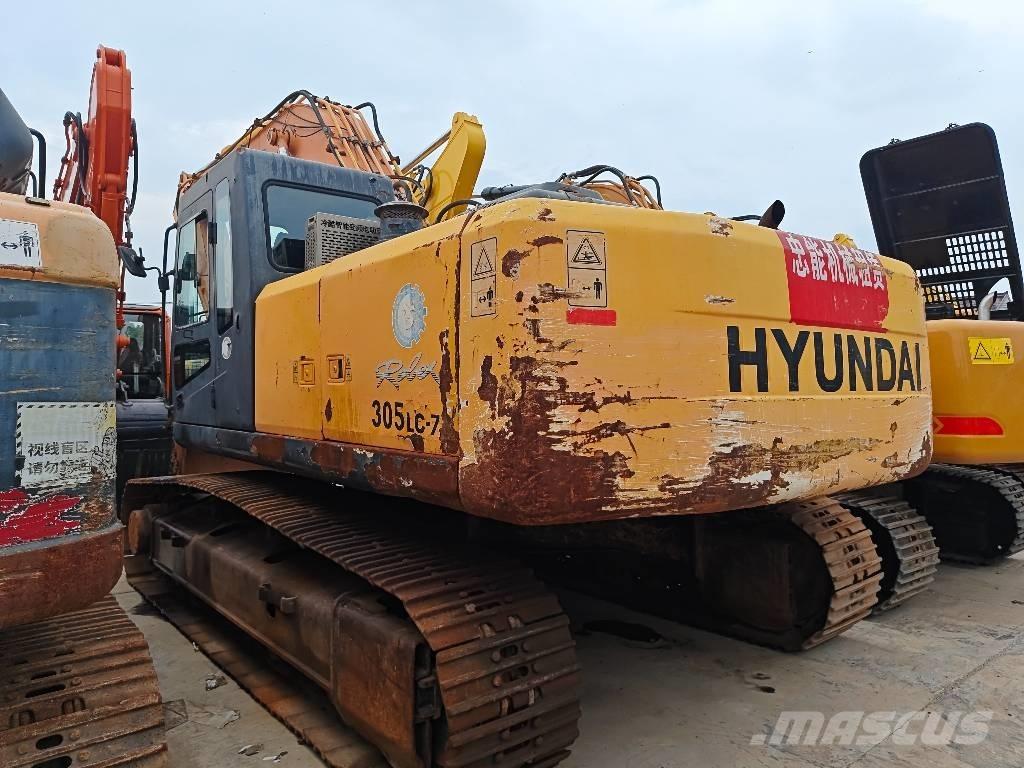 Hyundai R305LC-7 Kāpurķēžu ekskavatori