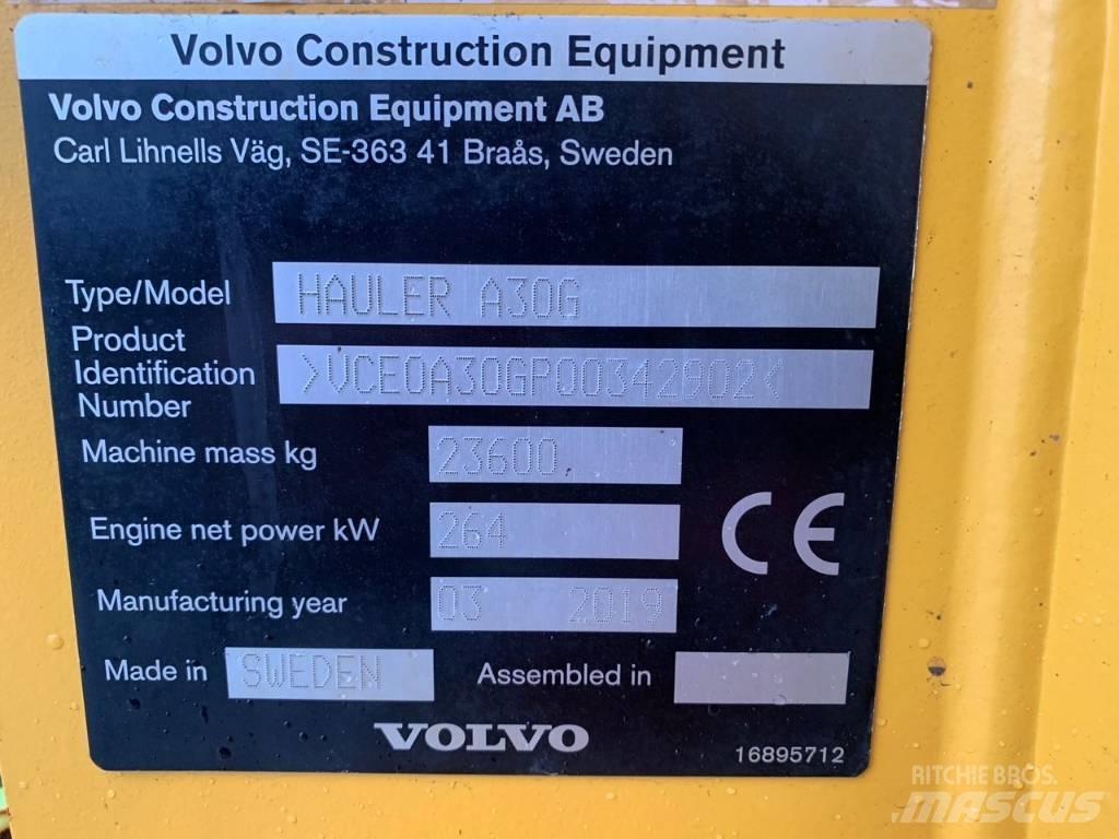 Volvo A 30 G Artikulētie pašizgāzēji