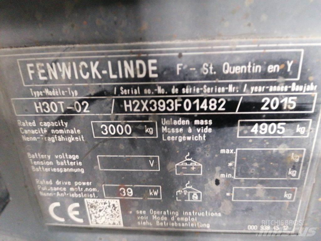Linde H30T-02 LPG tehnika