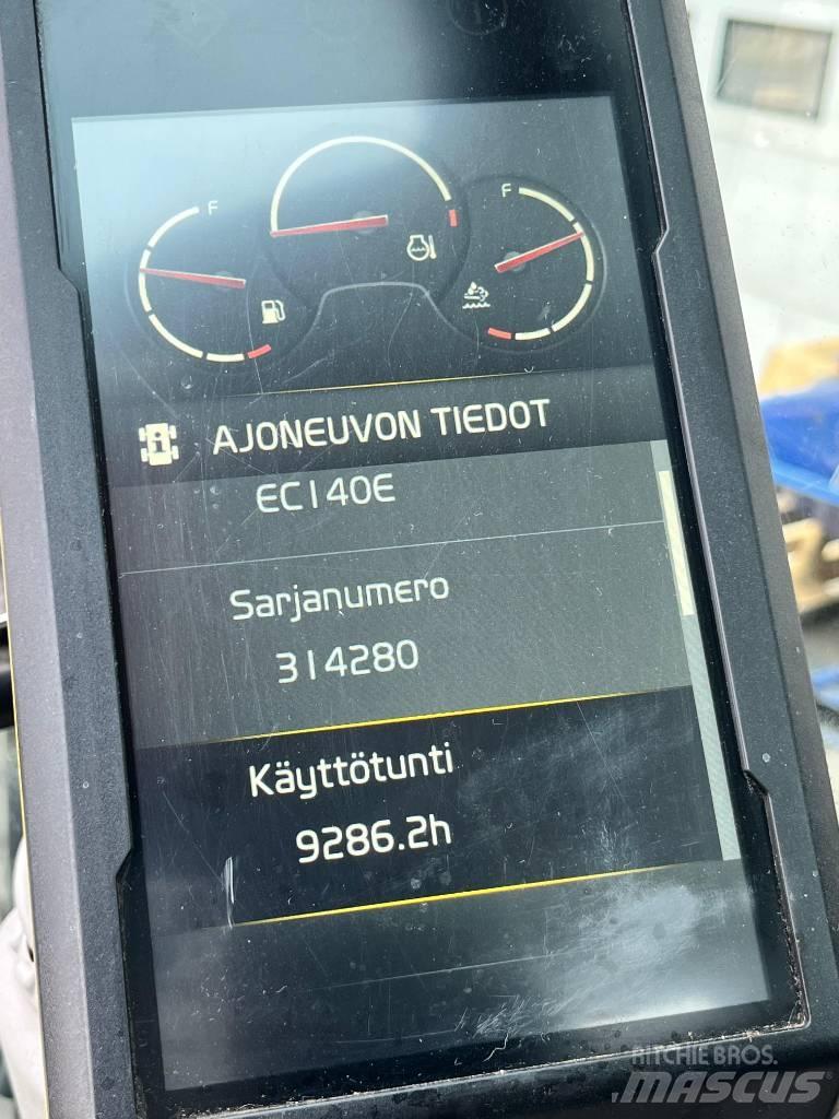 Volvo EC 140 ELM Kāpurķēžu ekskavatori