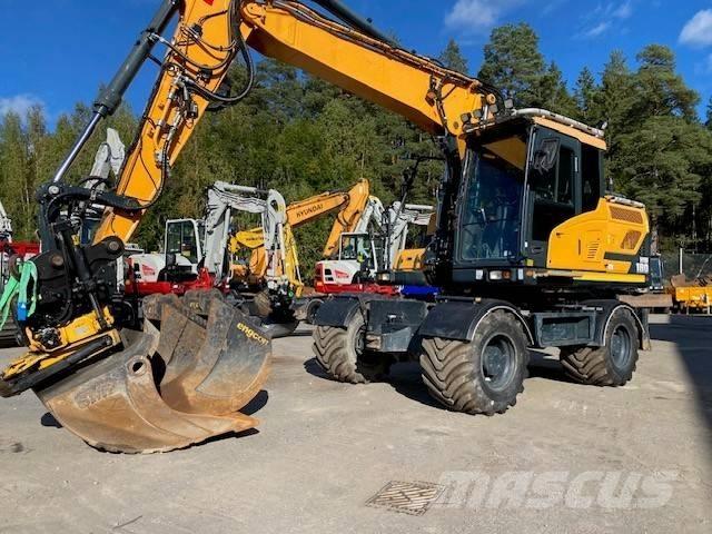 Hyundai HW 180 Ekskavatori uz riteņiem
