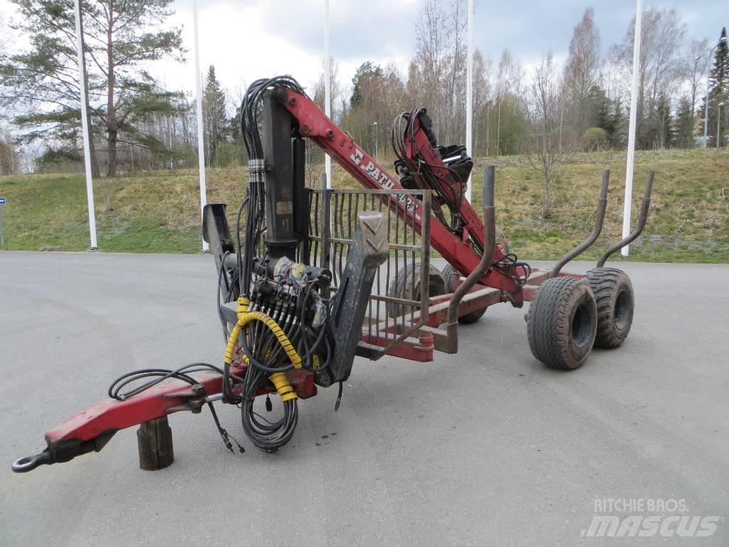 Patu 202T + 8 tn kärry Meža piekabes