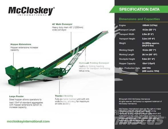 McCloskey RF80 Atkritumu konveijeri