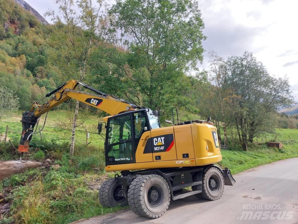CAT M 314 F Ekskavatori uz riteņiem