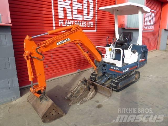 Kubota KX 36 Mini ekskavatori < 7 t