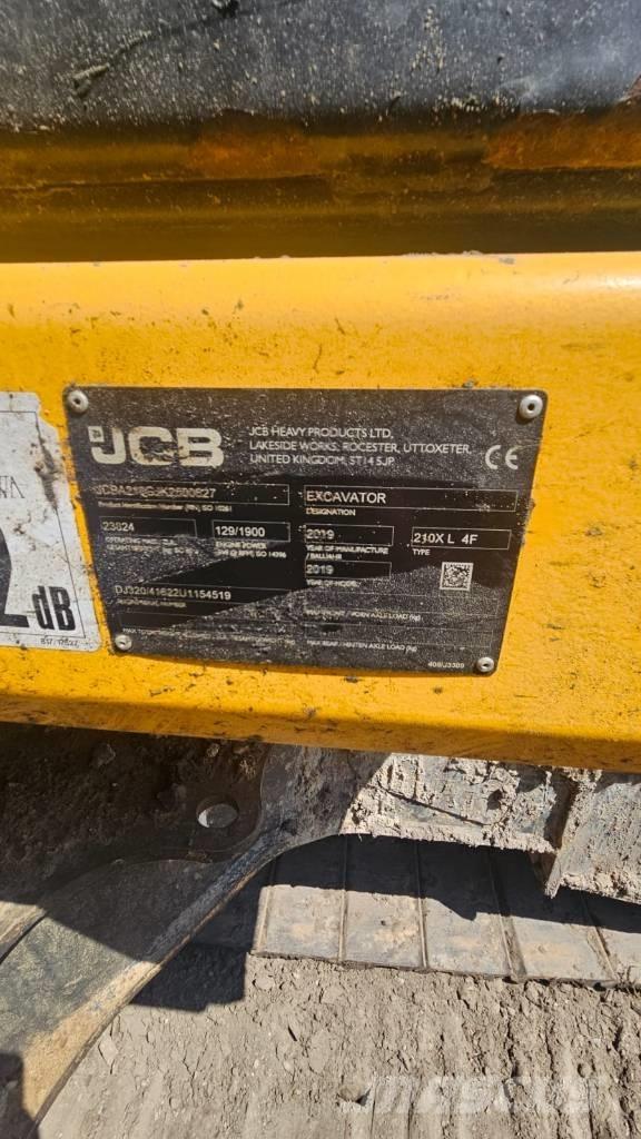 JCB 210 Kāpurķēžu ekskavatori