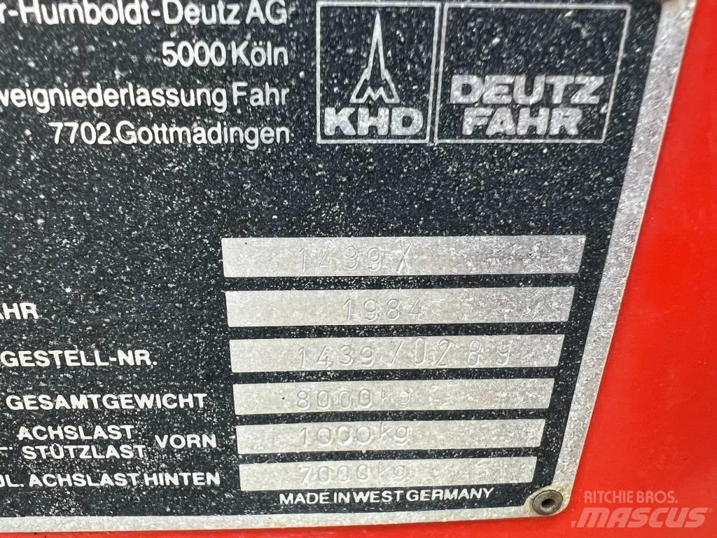 Deutz-Fahr F 570 Savācējpiekabes