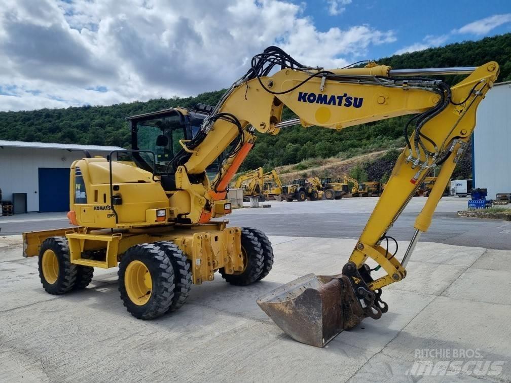 Komatsu PW 118 MR-8 Ekskavatori uz riteņiem