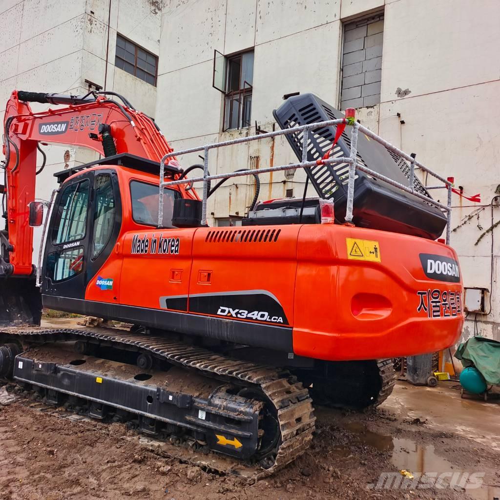 Doosan DX 340 LC Kāpurķēžu ekskavatori