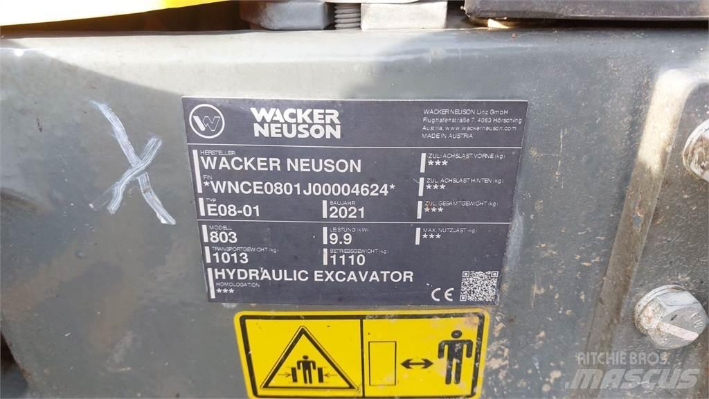 Wacker Neuson 803 Kāpurķēžu ekskavatori