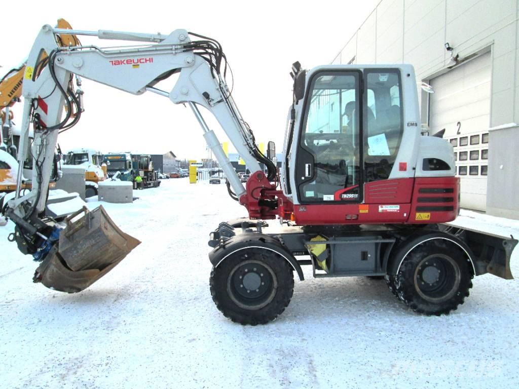 Takeuchi TB 295 W Ekskavatori uz riteņiem