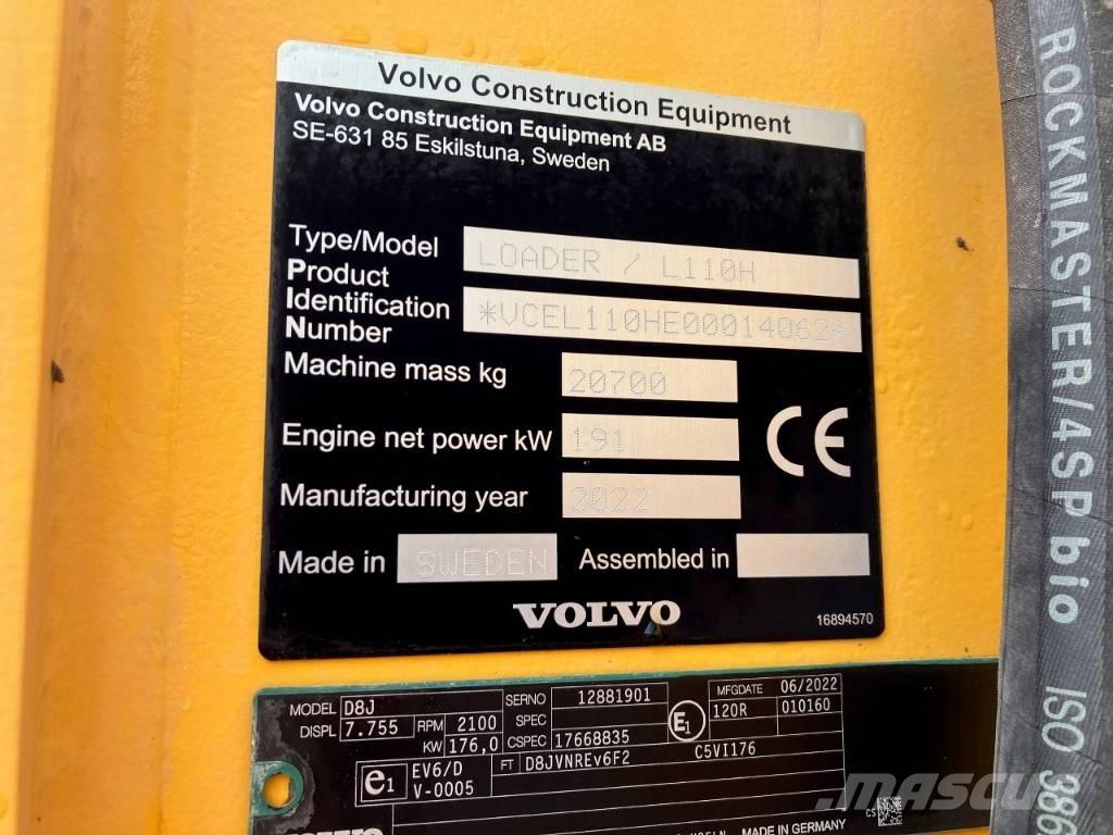Volvo L 110 H Iekrāvēji uz riteņiem