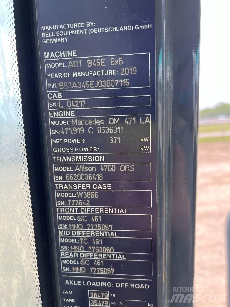 Bell B45E Artikulētie pašizgāzēji