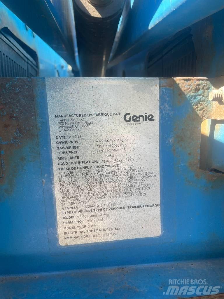 Genie TZ-50 Pacēlājplatformas - piekabes
