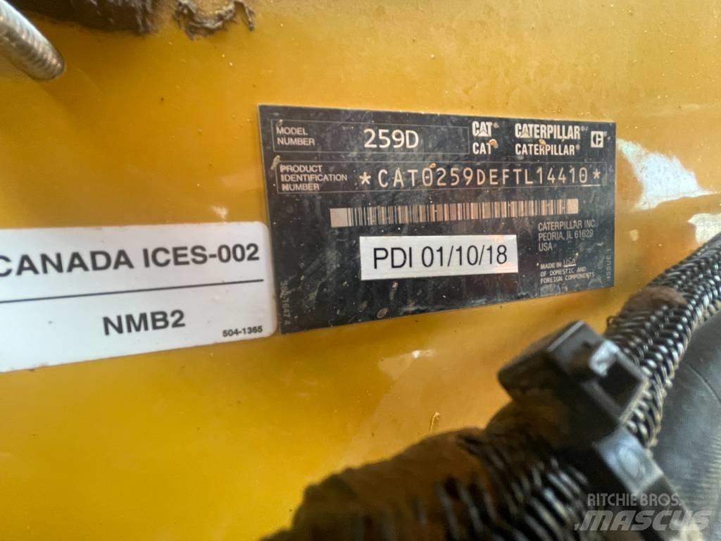 CAT 259 D Lietoti riteņu kompaktiekrāvēji